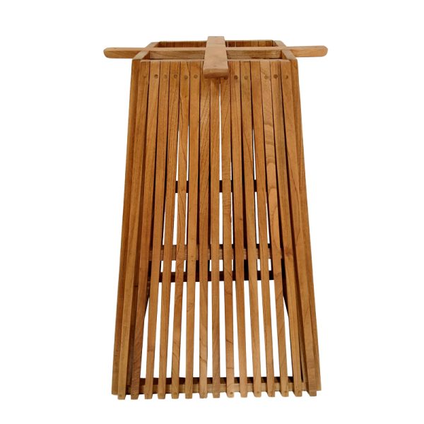 343 000031 2 2 Bar table base Darius pakoworld mindi wood in natural shade 60x60x90cmBOHO CHIC > Dining Tables