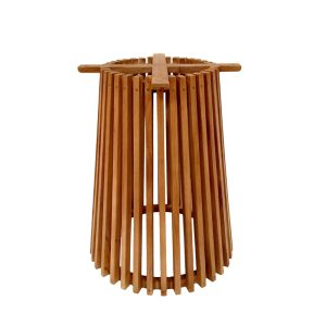 343 000032 2 5 Indoor use table base Galy pakoworld mindi wood in natural shade D60x75cmBOHO CHIC > Dining Tables