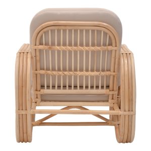 344 000003 4 9 Relmine armchair pakoworld natural color rattan-beige cushion 71x75x80cmBOHO CHIC > Chairs and Armchairs