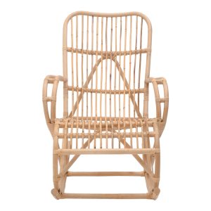 344 000004 3 3 Rocking chair Cormeny pakoworld natural color rattan 108x71x103cmBOHO CHIC > Chairs and Armchairs