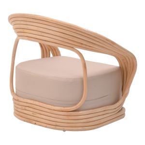 344 000016 2 2 Set of 3 pieces Radictive-Siderty rattan in natural colorOutdoor furniture > Garden lounge sets