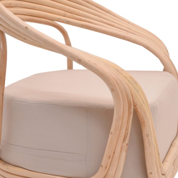 344 000016 4 2 Set of 3 pieces Radictive-Siderty rattan in natural colorOutdoor furniture > Garden lounge sets