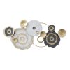 345 000004 7 Wall decoration Lily Inart metal in gold color 130x64,5x6Decoration > Decorations > Wall Decorations