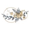 345 000008 2 Wall clock Beauco Inart metal in black shade 60x3x60cmDecoration > Clocks