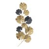 345 000011 2 Decorative vase Balan Inart metal in gold, black and white shade D16.5x88.3cmDecoration > Decorations