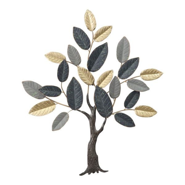 345 000014 7 Wall decoration Oliver Inart metal in gold-black-grey shade 71.5x84.5x4cmHOT DEALS