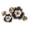 345 000017 2 Wall decoration Shelly Inart metal in gold-blue shade 87x49,5x5Decoration > Decorations > Wall Decorations
