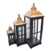 346 000001 3 Lantern Danny Inart set of 3 aluminum in a natural shadeHOT DEALS