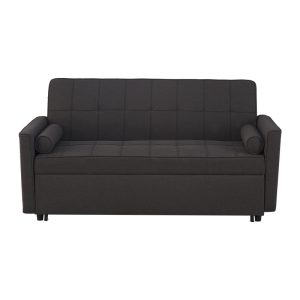347 000001 4 3 Sofa-bed Jursy pakoworld charcoal fabric 170x91x90cmIndoor furniture > Sofas-bed