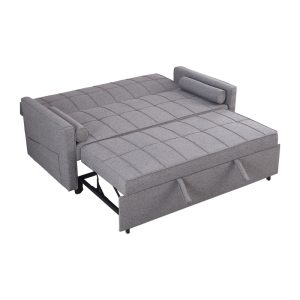 347 000002 2 3 Sofa-bed Jursy pakoworld gray fabric 170x91x90cmIndoor furniture > Sofas-bed
