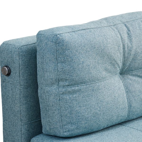 347 000018 3 7 Sofa-bed Hafrene pakoworld fabric in petrol color 151x94x71cmIndoor furniture > Sofas-bed