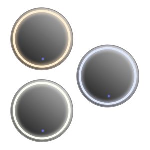 349 000005 2 9 Mirror Led Starli Inart in bronze shade D70x5.5cmIndoor furniture > Home organization > Bathroom > Mirrors
