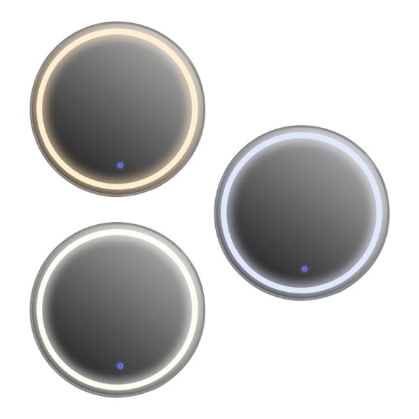 349 000005 2 9 Mirror Led Starli Inart in bronze shade D70x5.5cmIndoor furniture > Home organization > Bathroom > Mirrors