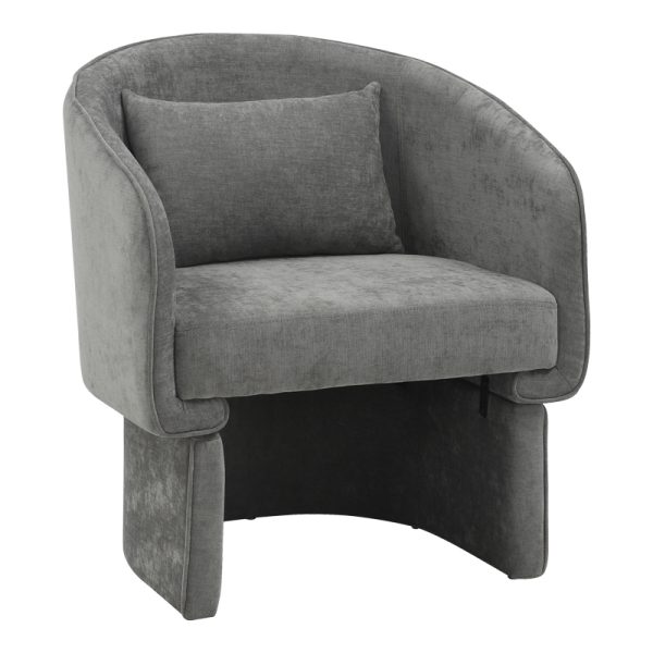 350 000003 5 Armchair Playmob pakoworld fabric in gray shade 69x65x79cmIndoor furniture > Living room armchairs