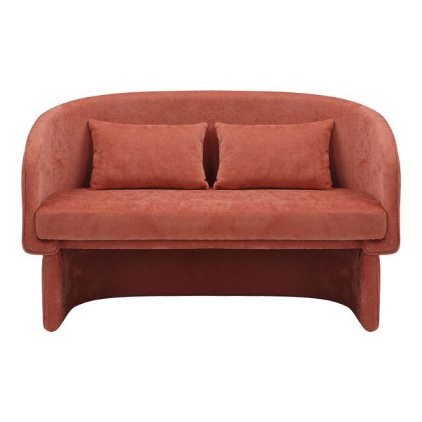 350 000005 3 2 Two-seater sofa Playmob pakoworld fabric in tile shade 128x65x79cmIndoor furniture > Sofas