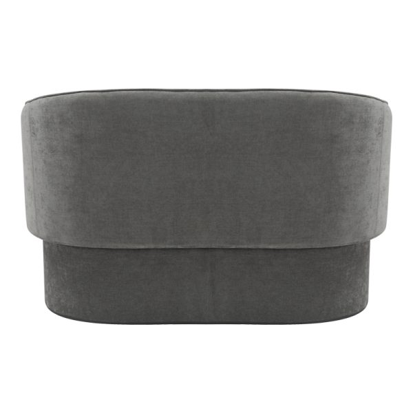 350 000006 4 2 Two-seater sofa Playmob pakoworld gray fabric 128x65x79cmIndoor furniture > Sofas