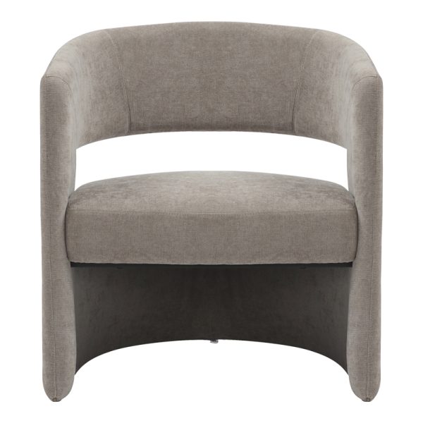350 000007 3 2 Leicy pakoworld fabric armchair in gray-beige shade 69x63x76.5cmIndoor furniture > Living room armchairs
