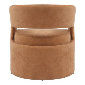350 000008 4 2 Armchair Leicy pakoworld fabric in brown shade 69x63x76.5cmIndoor furniture > Living room armchairs