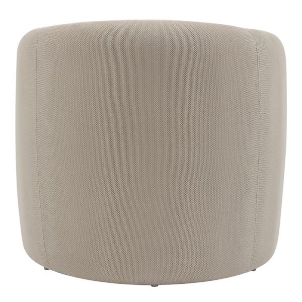 350 000010 4 3 Barken armchair pakoworld fabric in beige shade 77x74.5x73cmIndoor furniture > Living room armchairs