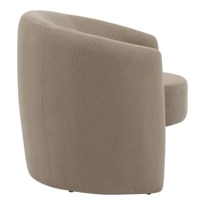 350 000011 2 2 Barken armchair pakoworld fabric in gray-beige shade 77x74.5x73cmIndoor furniture > Living room armchairs