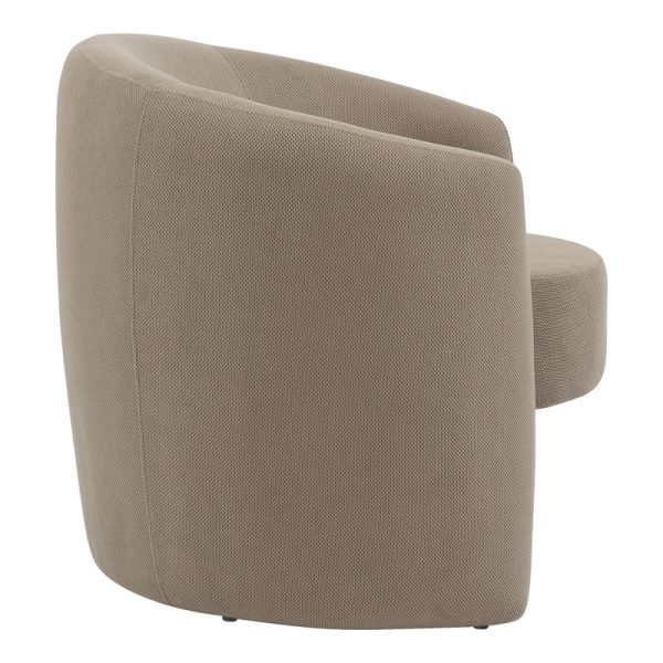 350 000011 2 2 Barken armchair pakoworld fabric in gray-beige shade 77x74.5x73cmIndoor furniture > Living room armchairs