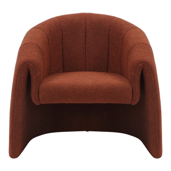 350 000015 4 2 Fassy armchair pakoworld boucle fabric in tile shade 80x66x80cmIndoor furniture > Living room armchairs