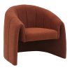 350 000015 5 Swish rotating armchair pakoworld boucle fabric in beige shade 63x76x76.5cmIndoor furniture > Living room armchairs