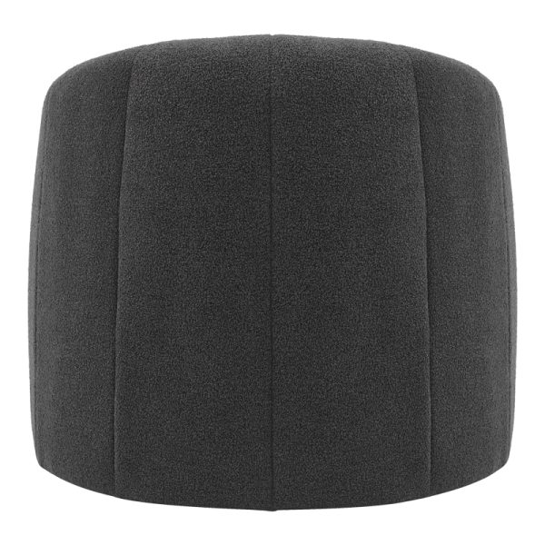 350 000017 4 2 Fassy armchair pakoworld bouclé fabric in charcoal color 80x66x80cmIndoor furniture > Living room armchairs