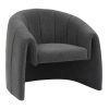 350 000017 5 Swish rotating armchair pakoworld boucle fabric in beige shade 63x76x76.5cmIndoor furniture > Living room armchairs