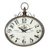 351 000022 8 Wall clock Beauco Inart metal in black shade 60x3x60cmDecoration > Clocks