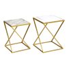 352 000003 4 Sieni Inart trolley bar gold metal-mirror glass D39.5x74.5cmIndoor furniture > Home organization > Kitchen > Trolley