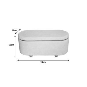 353 000004 4 5 Tara Inart trunk stool set of 2 velvet in dark gray and charcoal shadeIndoor furniture > Stools