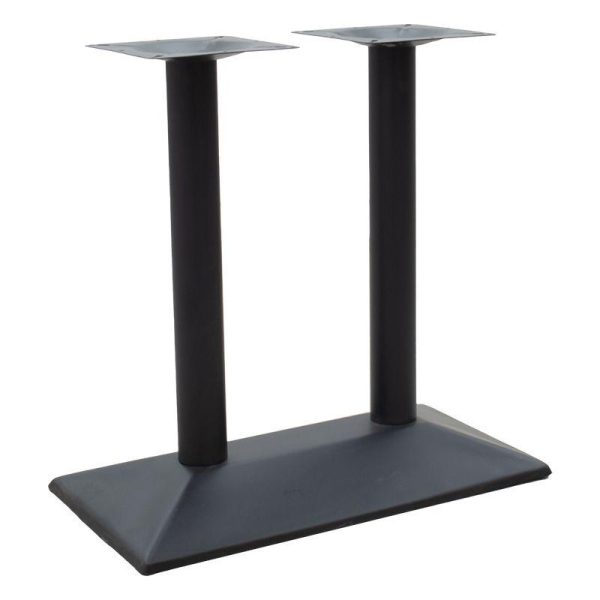 355 000002 9 Tabolosa pakoworld metal table base in black shade 70x40x72cmProfessional furniture > Table Bases