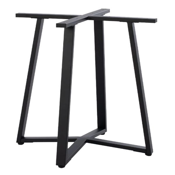 355 000003 4 Mulbe pakoworld metal table base in black shade 70x70x73cmProfessional furniture > Table Bases