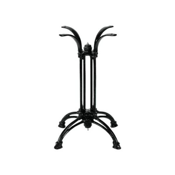 355 000010 4 Astu pakoworld metal table base in black shade 42x42x72cmProfessional furniture > Table Bases