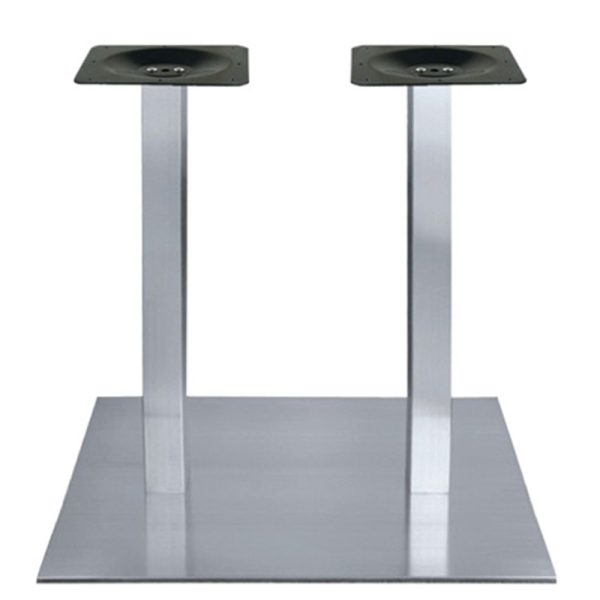 355 000011 2 Cosmonash pakoworld aluminum table base in silver shade 70x40x72cmProfessional furniture > Table Bases