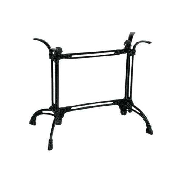 355 000016 3 Basa pakoworld metal table base in black shade 82x50x71cmProfessional furniture > Table Bases