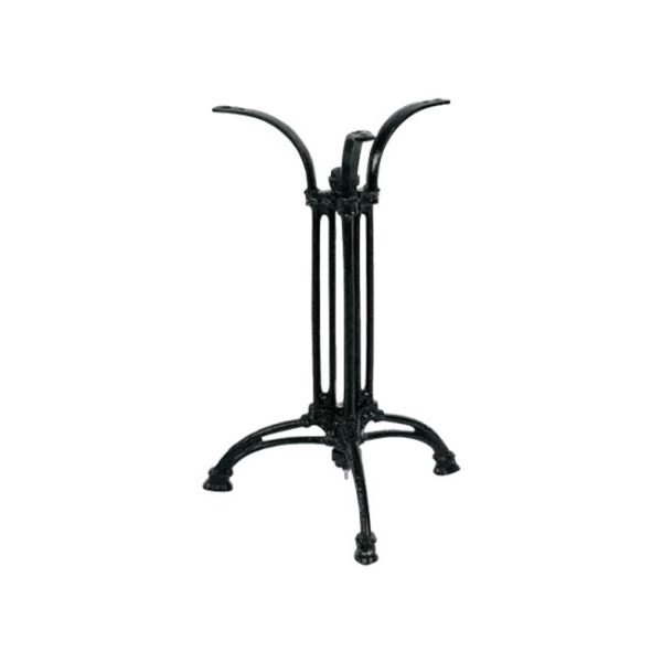 355 000017 3 Outil pakoworld metal table base in black shade 50x50x71cmProfessional furniture > Table Bases