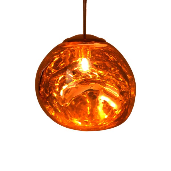 358 000002 2 3 Ceiling light Gloine pakoworld E27 in copper color D28x60cmLighting > Ceiling