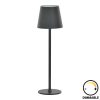 358 000009 10 Floor lamp Florencia pakoworld Ε27 black fabric-metal D40x125cmLighting > Floor