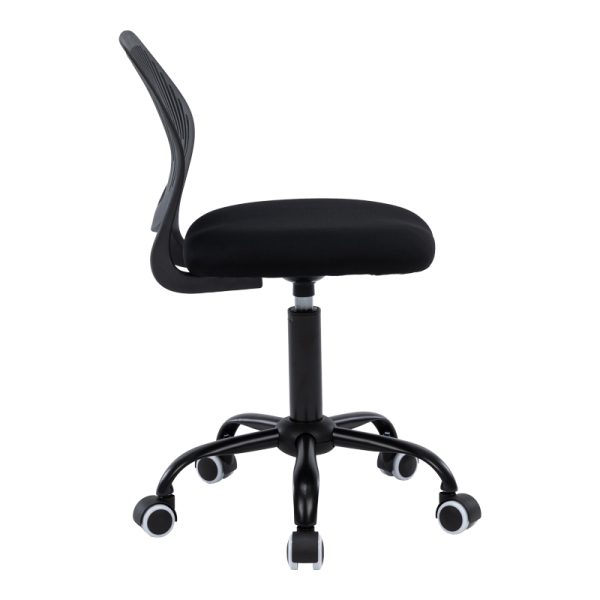 360 000013 2 2 Kid's office chair Kador pakoworld fabric mesh in black color 52x52x72-84cmOffice furniture > Office chair for children