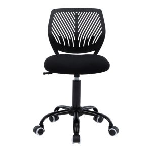 360 000013 3 2 Kid's office chair Kador pakoworld fabric mesh in black color 52x52x72-84cmOffice furniture > Office chair for children