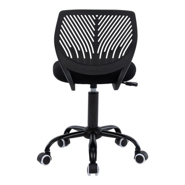 360 000013 4 2 Kid's office chair Kador pakoworld fabric mesh in black color 52x52x72-84cmOffice furniture > Office chair for children