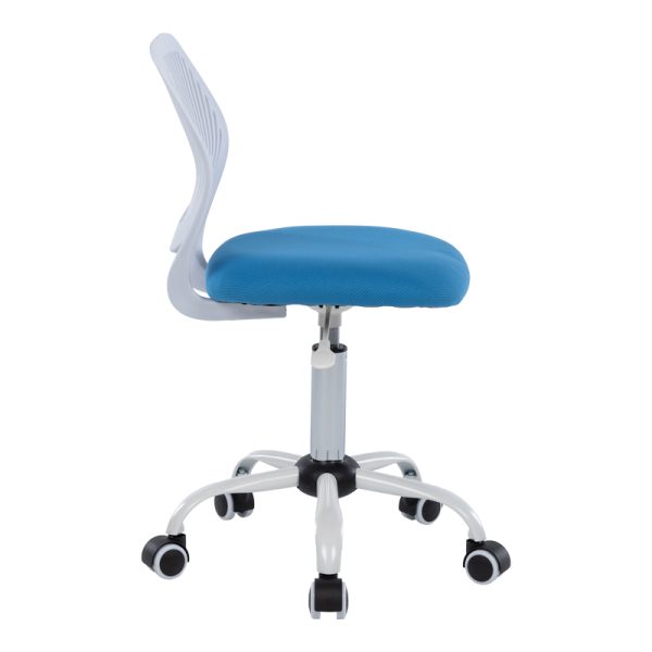 360 000014 3 2 Kid's office chair Kador pakoworld fabric mesh in blue-white color 52x52x72-84cmOffice furniture > Office chair for children