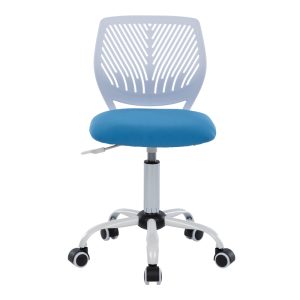 360 000014 4 2 Kid's office chair Kador pakoworld fabric mesh in blue-white color 52x52x72-84cmOffice furniture > Office chair for children