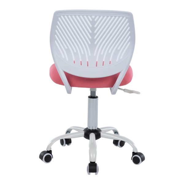 360 000015 4 4 Kid's office chair Kador pakoworld fabric mesh in pink-white color 52x52x72-84cmOffice furniture > Office chair for children
