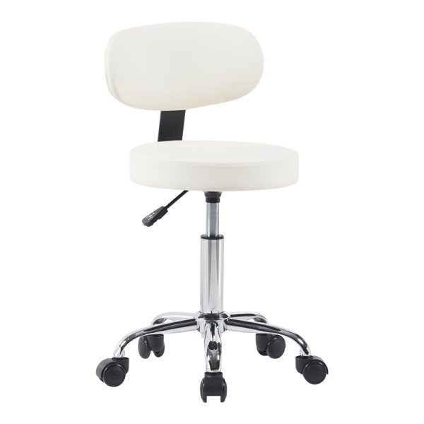 360 000017 12 Mafeshi pakoworld pu office-work chair on wheels in white shade 45x44x70-82cmOffice furniture > Office chair for children