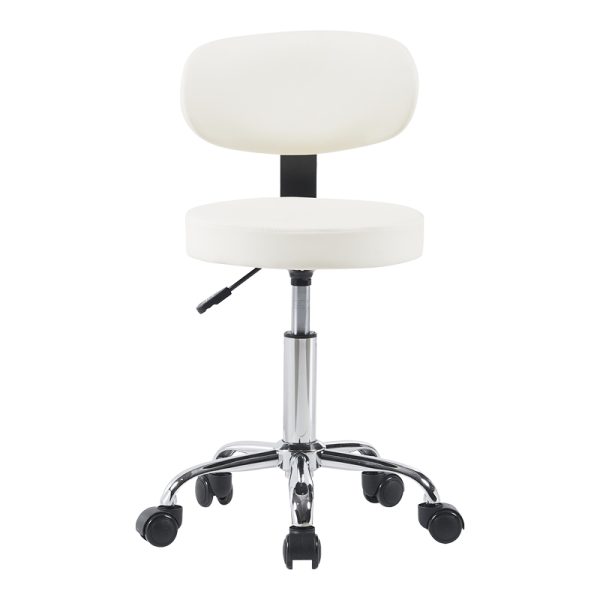360 000017 3 9 Mafeshi pakoworld pu office-work chair on wheels in white shade 45x44x70-82cmOffice furniture > Office chair for children
