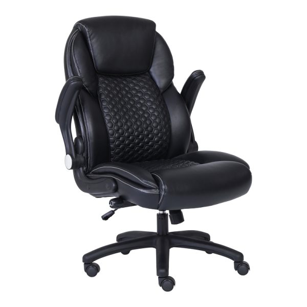 360 000022 2 6 Desain pakoworld pu manager kantor kursi marwarna hitam 74x73x108-116cmOffice furniture > Manager office chairs