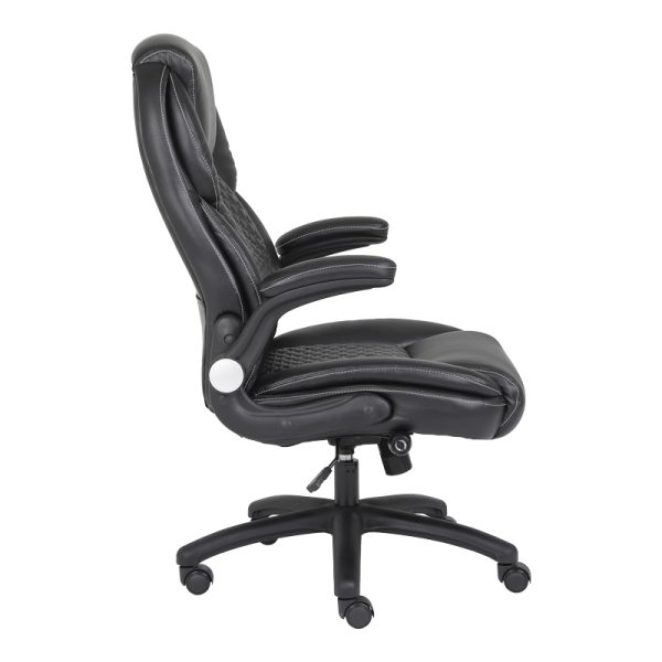 360 000022 3 6 Desain pakoworld pu manager kantor kursi marwarna hitam 74x73x108-116cmOffice furniture > Manager office chairs